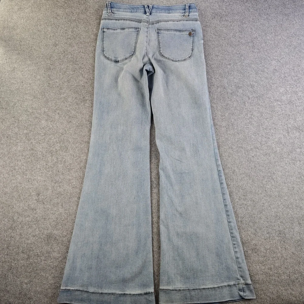 Democracy Bootcut Jeans Women's 6 Ab Solution Blue Light Wash Denim Stretch